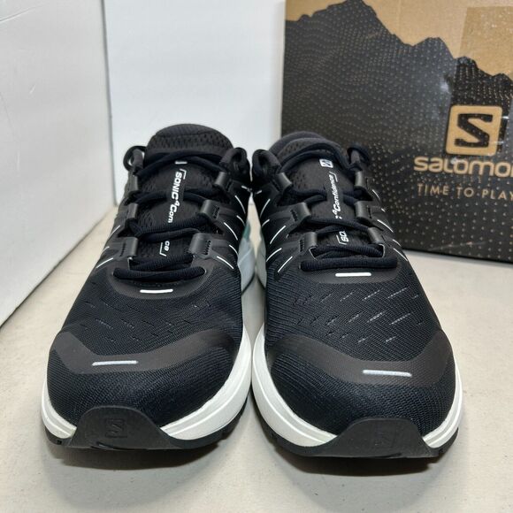 Salomon Sonic 4 Confidence Running Sneaker Black/White/Ebony Men\'s 12 NWB main image 6